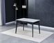 CentrMebel | Стіл обідній розсувний керамічний BERLIN CERAMIC 111(140)х75 (сірий мармур) 4