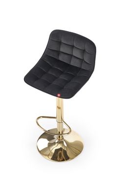 CentrMebel | Барний стілець H120 (чорний) 7