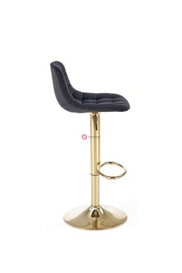 CentrMebel | Барний стілець H120 (чорний) 2