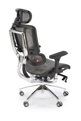 CentrMebel | Офісне крісло для кервіника в тканині ETHAN (сірий) 2