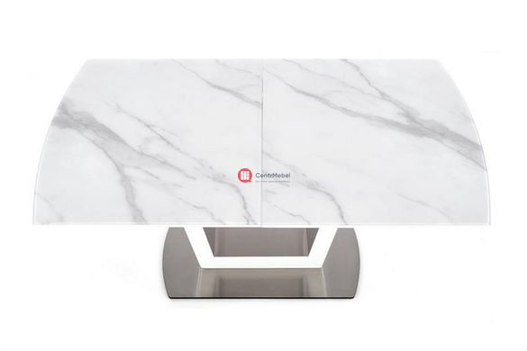 CentrMebel | Стол обеденный (кухонный) раскладной BLANCO (белый) 4