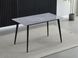CentrMebel | Стіл обідній прямокутний нерозкладний керамічний SABA CERAMIC 130х70 (сірий мармур) 2