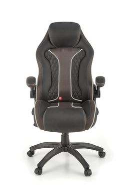 CentrMebel | Кресло геймерское HAMLET (чорний, серый) 6