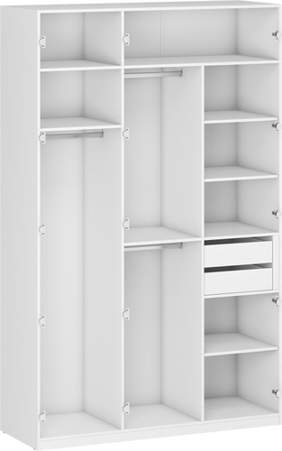 Корпус шкафа трехдверного FLEX (белый)