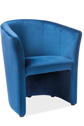 CentrMebel | Кресло TM-1 VELVET, темно-синий 1