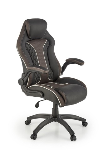 CentrMebel | Кресло геймерское HAMLET (чорний, серый) 1