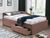 CentrMebel | Ліжко полуторне з шухлядами ELIOT VELVET 120x200 (рожевий) 1