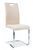 CentrMebel | Стілець обідній H790 (бежевий | хром, тканина) 1