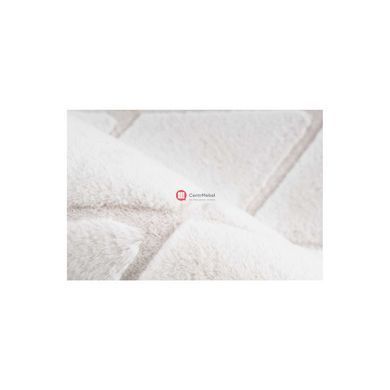 CentrMebel | Килим Vivica 225 romb White/Cream 80х150 (білий; бежевий) 3