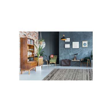 CentrMebel | Килим Phoenix 113 Nature/Grey 160х230 (натуральний; сірий) 2