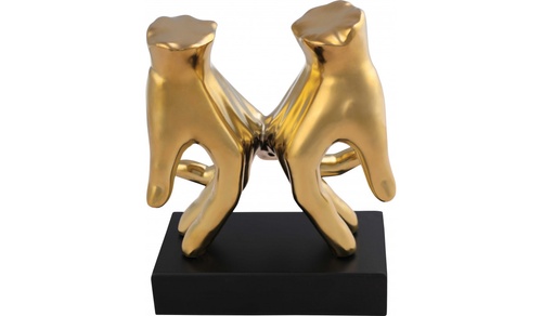 CentrMebel | Скульптура Hands Gold (золотий) 1