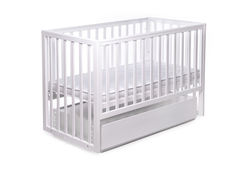 CentrMebel | Ліжко дитяче CHARIVNE з шухлядою DeSon 60x120 (білий) 1