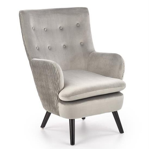 CentrMebel | Кресло RAVEL (серый/черный) 1