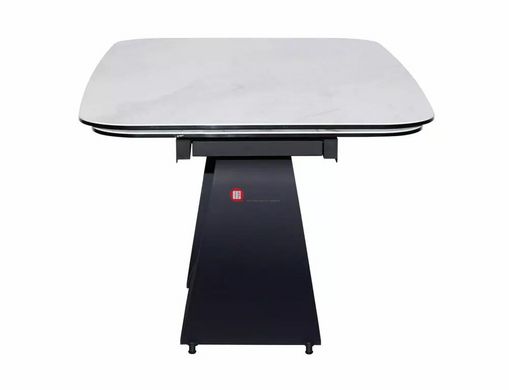 CentrMebel | Стол обеденный прямоугольный раскладной керамический INFINITY CERAMIC 160(240)х95 (белый мрамор) 4