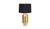 CentrMebel | Настільна лампа Tori S110 Black/Gold 1