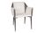 CentrMebel | Кресло TOSCANA (белый / серый) 1