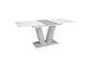 CentrMebel | Стол обеденный прямоугольный раскладной ЛДСП TORINO 140(180)х80 (белый / серый) 10