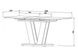 CentrMebel | Стол обеденный прямоугольный раскладной ЛДСП TORINO 140(180)х80 (белый / серый) 10