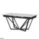 CentrMebel | Harbor Volakas White стол раскладной керамика 160-240 см (серый, графит) 7