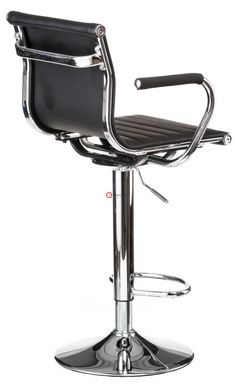 CentrMebel | Барний стілець Bar black platе, Teсhnostyle, Чорний 6