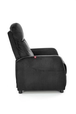 CentrMebel | Кресло для отдыха FELIPE 2 раскладное (черный/венге) 3