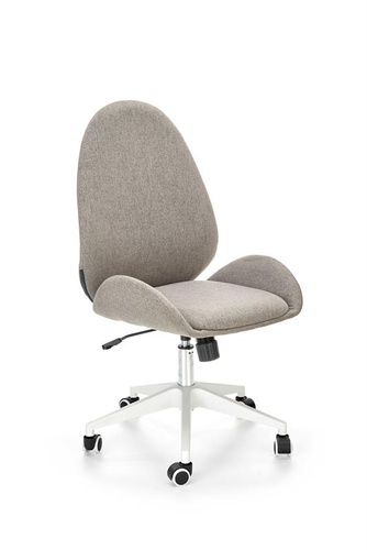CentrMebel | Крісло офісне для персоналу FALCAO (сірий/білий) 1