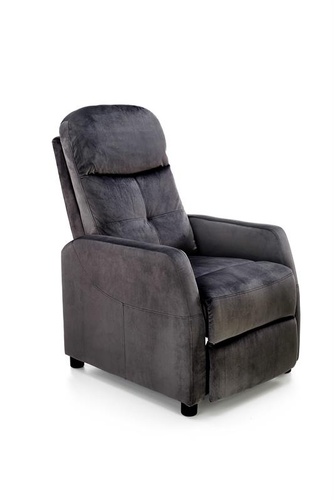 CentrMebel | Кресло для отдыха FELIPE 2 раскладное (черный/венге) 1