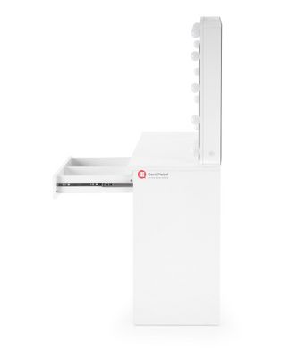 CentrMebel | Столик туалетный Halmar HOLLYWOOD XL (белый) 5