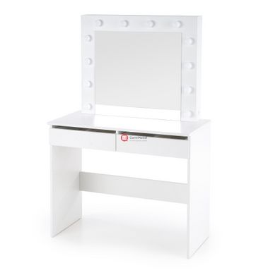 CentrMebel | Столик туалетный Halmar HOLLYWOOD XL (белый) 2