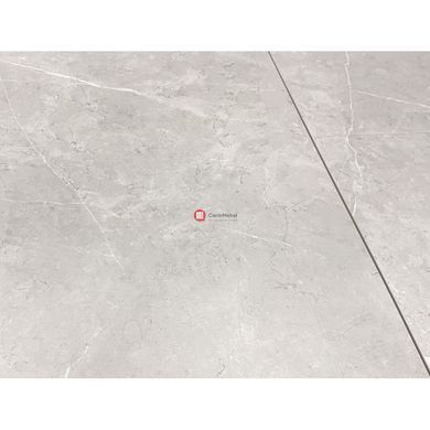 CentrMebel | Стіл обідній прямокутний розкладний керамічний Ravenna Grey Marble 120(160)х80 (сірий мармур) 3