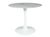 CentrMebel | Стіл обідній нерозкладний керамічний круглий ESPERO Ø 90 білий мармур 1