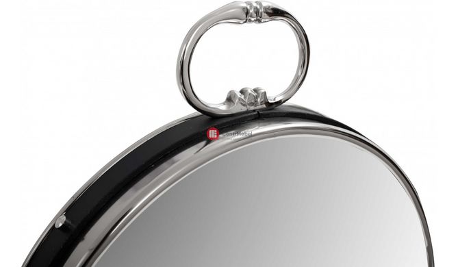 CentrMebel | Настенное зеркало Round 925 Silver/Black Ø 41 cm 2