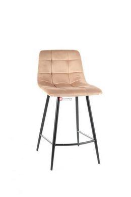 CentrMebel | Барный стул бархатный MILA H-2 VELVET (бежевый) 11