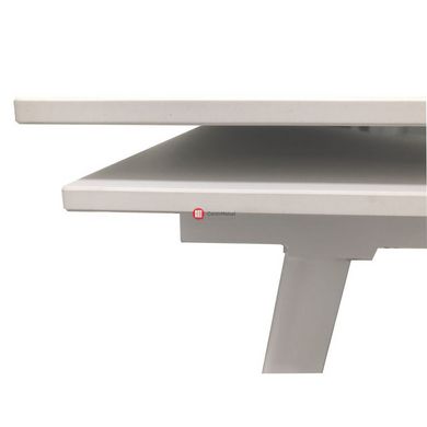 CentrMebel | Hugo Carrara White стол раскладной керамика 140-200 см (белый) 5