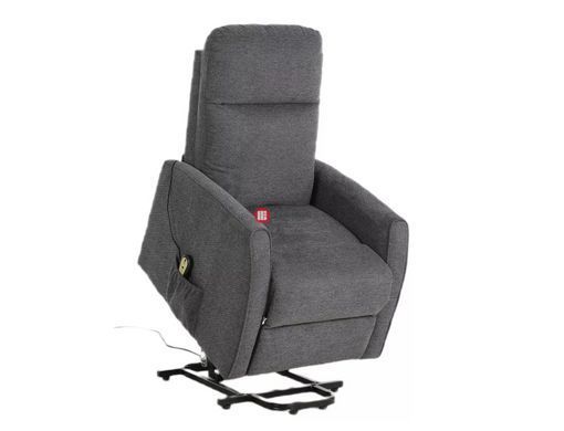 CentrMebel | Крісло реклайнер в тканині Leto Brego (темно-сірий) 5