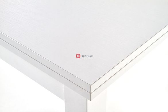 CentrMebel | Стол обеденный GRACJAN раскладной 80-160 (белый) 2