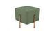 CentrMebel | Пуф-стілець Dik TDM100 Green / copper (зелений; золотий) 3