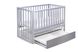 CentrMebel | Кровать детская CHARIVNE с ящиком DeSon 60x120 (серый) 9