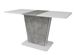 CentrMebel | Стол обеденный прямоугольный роскладной из ЛДСП COSMO 110(145)х68 (белый / серый) 14