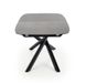 CentrMebel | Стол обеденный CAPELLO раскладной (темно-серый/черный) 17