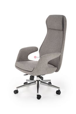 CentrMebel | Офісне крісло для кервіника в тканині KEVIN (світло-сірий) 1