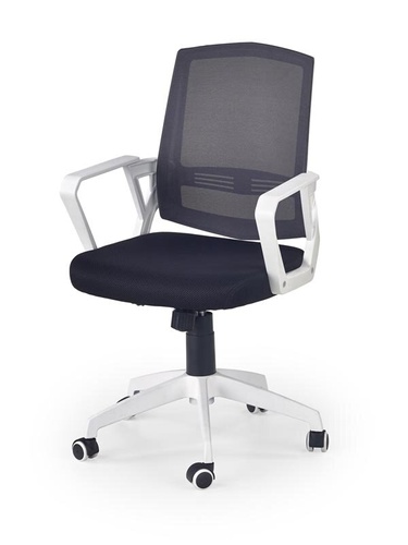 CentrMebel | Кресло офисное ASCOT (черный/белый) 1