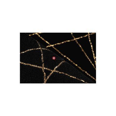 CentrMebel | Килим Bijou 125 Black/Gold 160х230 (чорний; золотий) 3