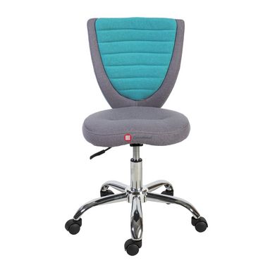 CentrMebel | Офисное кресло POPPY (серо-голубое) 2