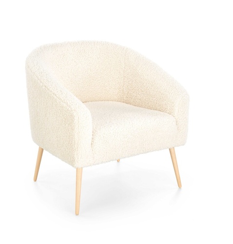 CentrMebel | Кресло для отдыха GRIFON 2 (кремовый/натуральный) 1