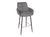 CentrMebel | Барний стілець OLIVA (темно-сірий) 1
