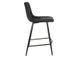 CentrMebel | Барний стілець велюровий MILA H-2 VELVET (чорний) 4