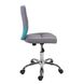 CentrMebel | Офисное кресло POPPY (серо-голубое) 5