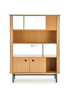 CentrMebel | Стелаж SMART REG-2 (дуб натуральний/чорний) 7