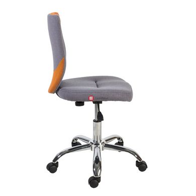 CentrMebel | Офісне крісло POPPY, сіро-помаранчеве Сіро-помаранчевий 3